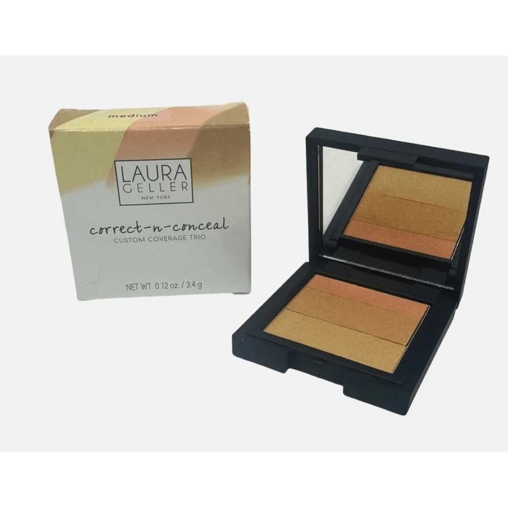 Laura Geller Correct-N-Conceal Custom Coverage Trio Medium 0.12 oz / 3.4g Face